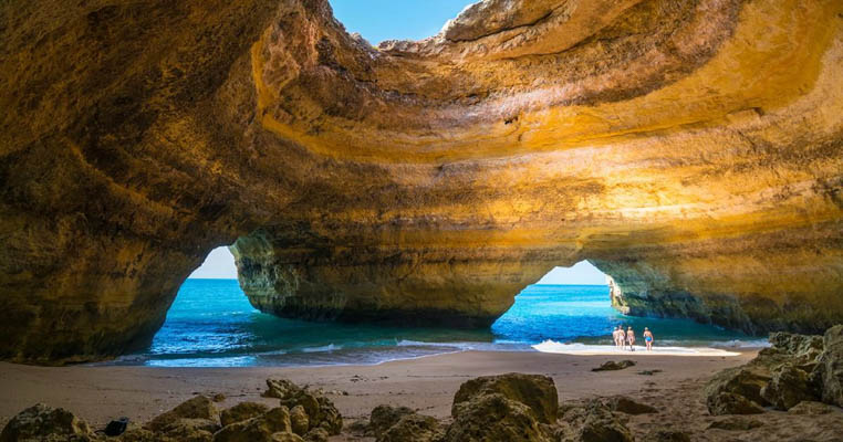 Benagil Cave in the Algarve, Portugal