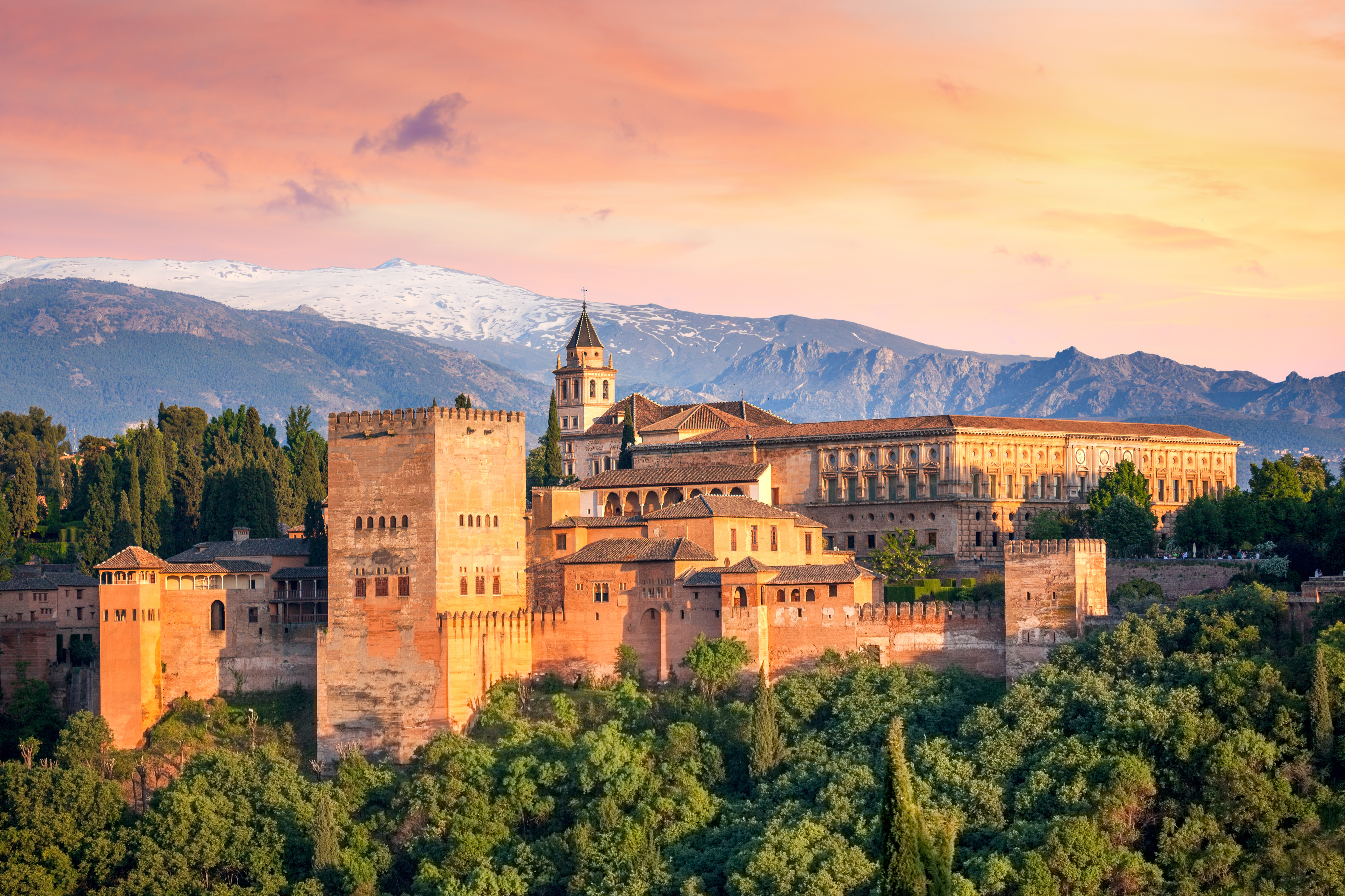 Alhambra Palace in Granada, Andalucia