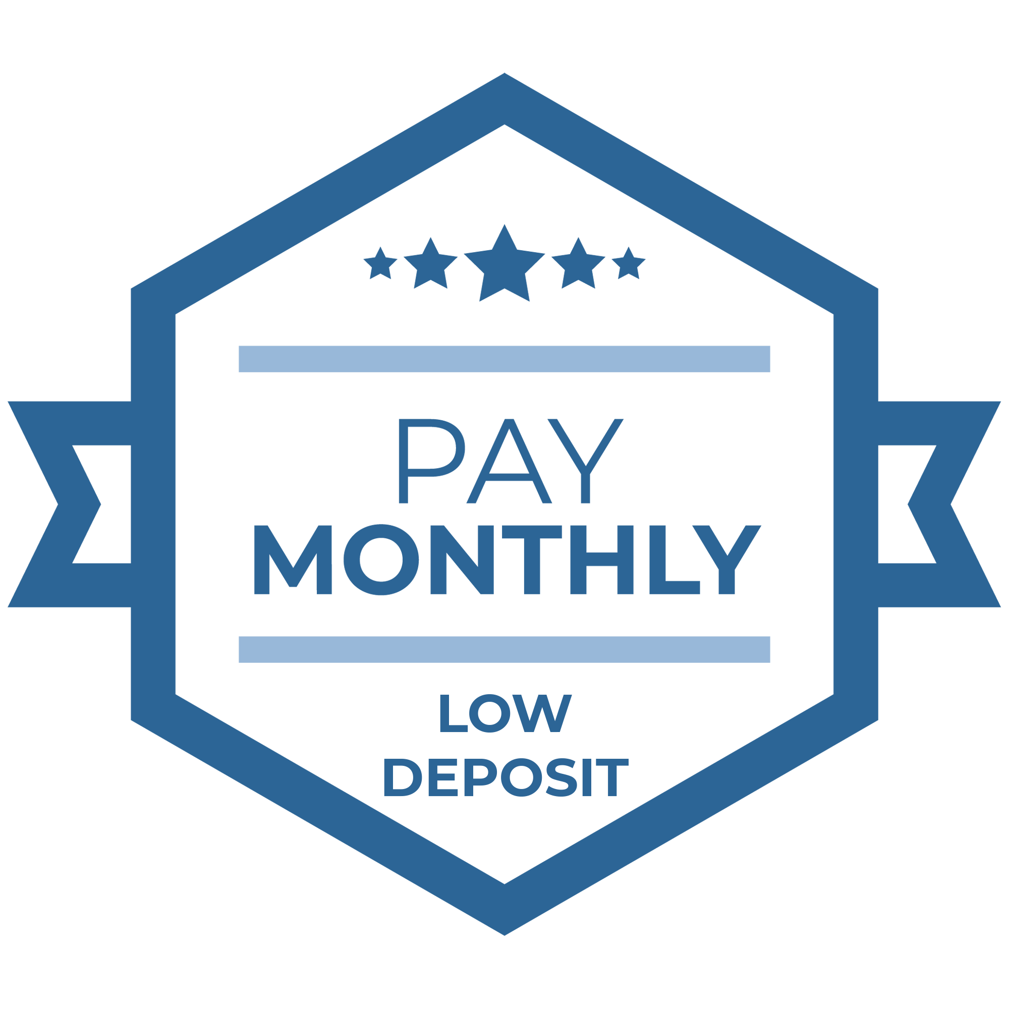 Pay Monthly with Low Deposit