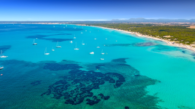 Es Trenc Beach in Majorca