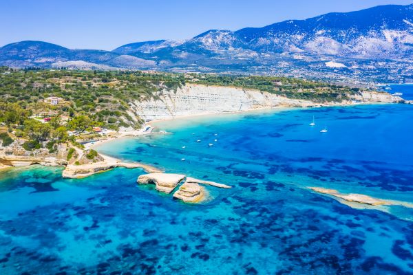 Klismata coast in Kefalonia, Greece